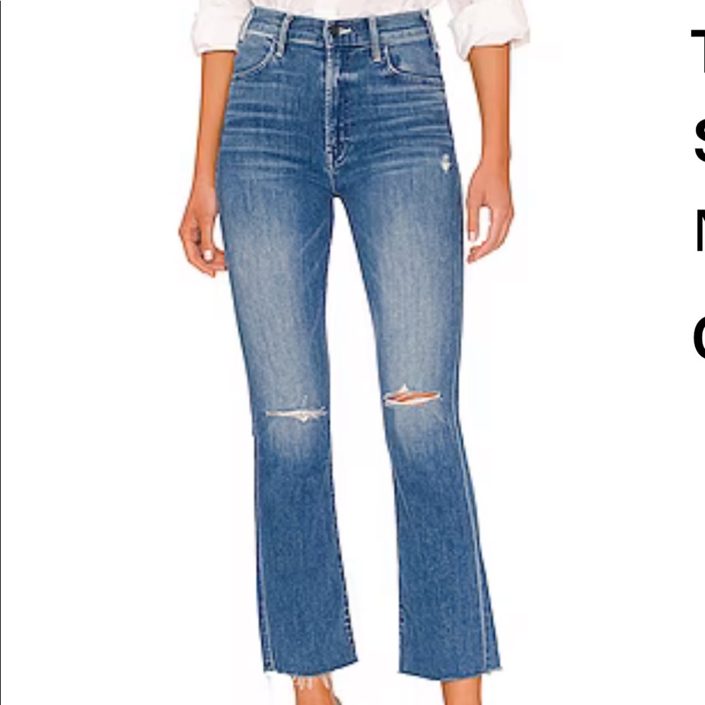 MOTHER hustler fray nwt sz 32